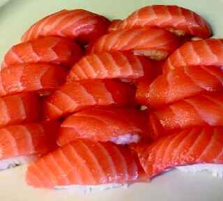 Su49 - Lazac nigiri 15db