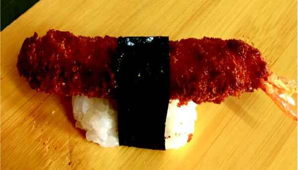 Su9  - Bundázott rák nigiri 1db